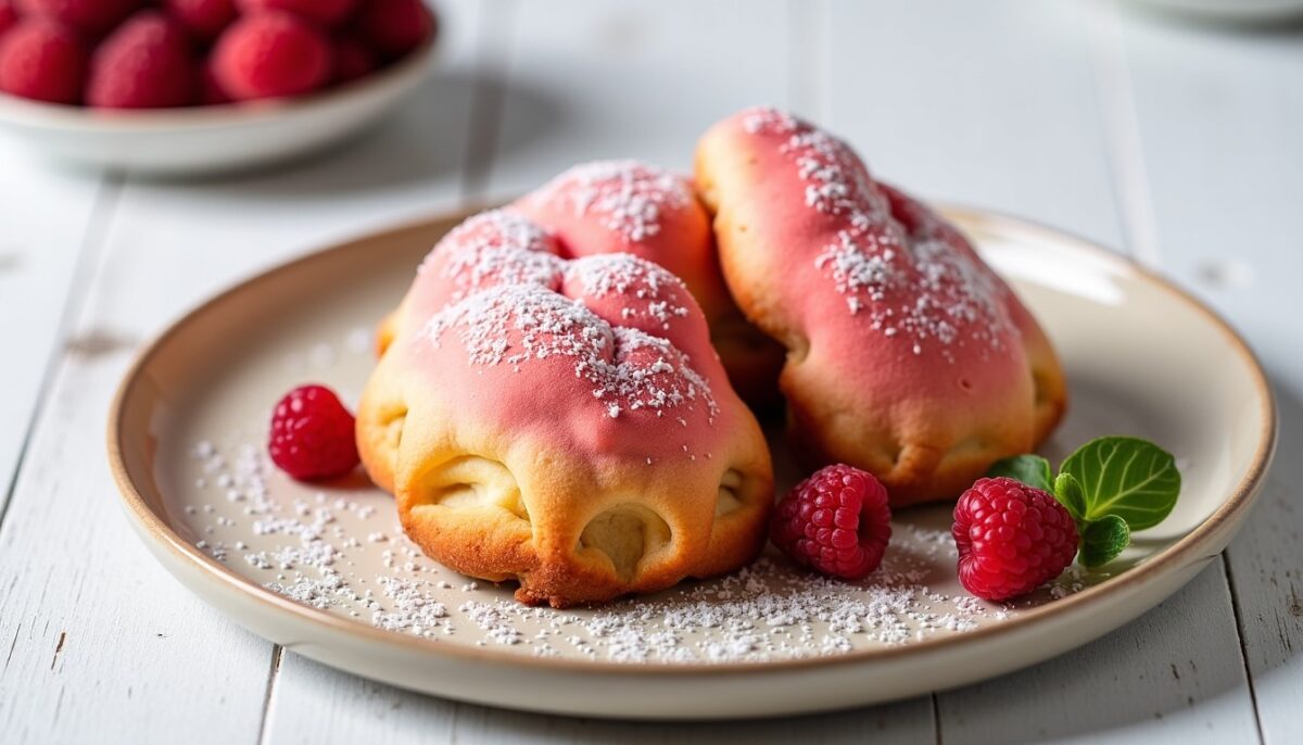 Gaufres arc-en-ciel gourmandes à la framboise et au basilic : une recette simple et rapide