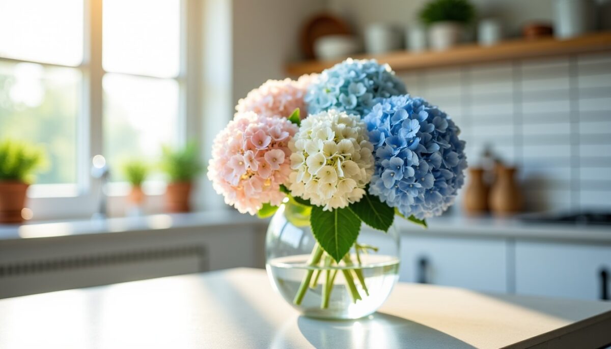 Astuces efficaces pour prolonger la durée de vie de vos fleurs d’hortensia en vase