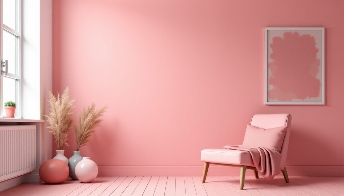 Peinture rose poudré : astuces pour choisir la teinte parfaite et harmoniser votre pièce à vivre