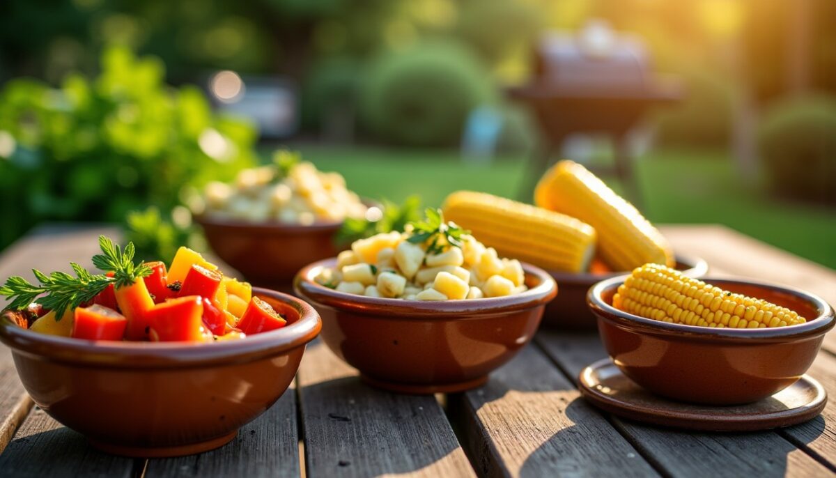 Accompagnements estivaux pour saucisses au barbecue : recettes simples et gourmandes