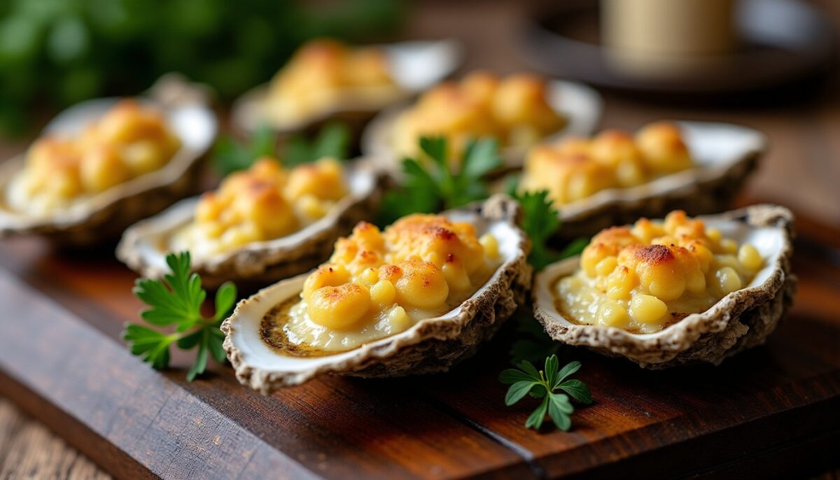 Huîtres gratinées au parmesan : une recette facile et gourmande au four