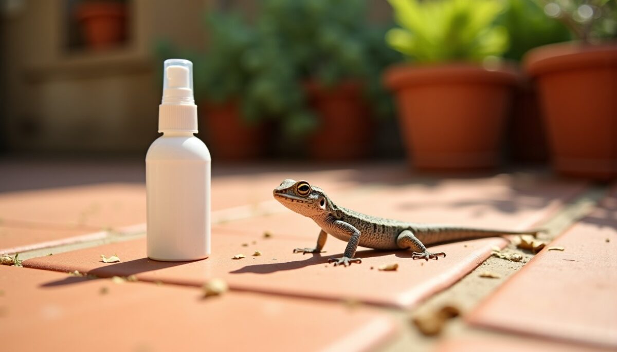 Vinaigre blanc contre les lézards : un répulsif naturel puissant et astuces pratiques